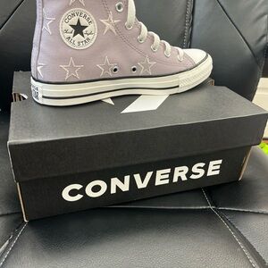 Converse All Star High-Top Sneakers Purple Frozen Thistleberry US 5